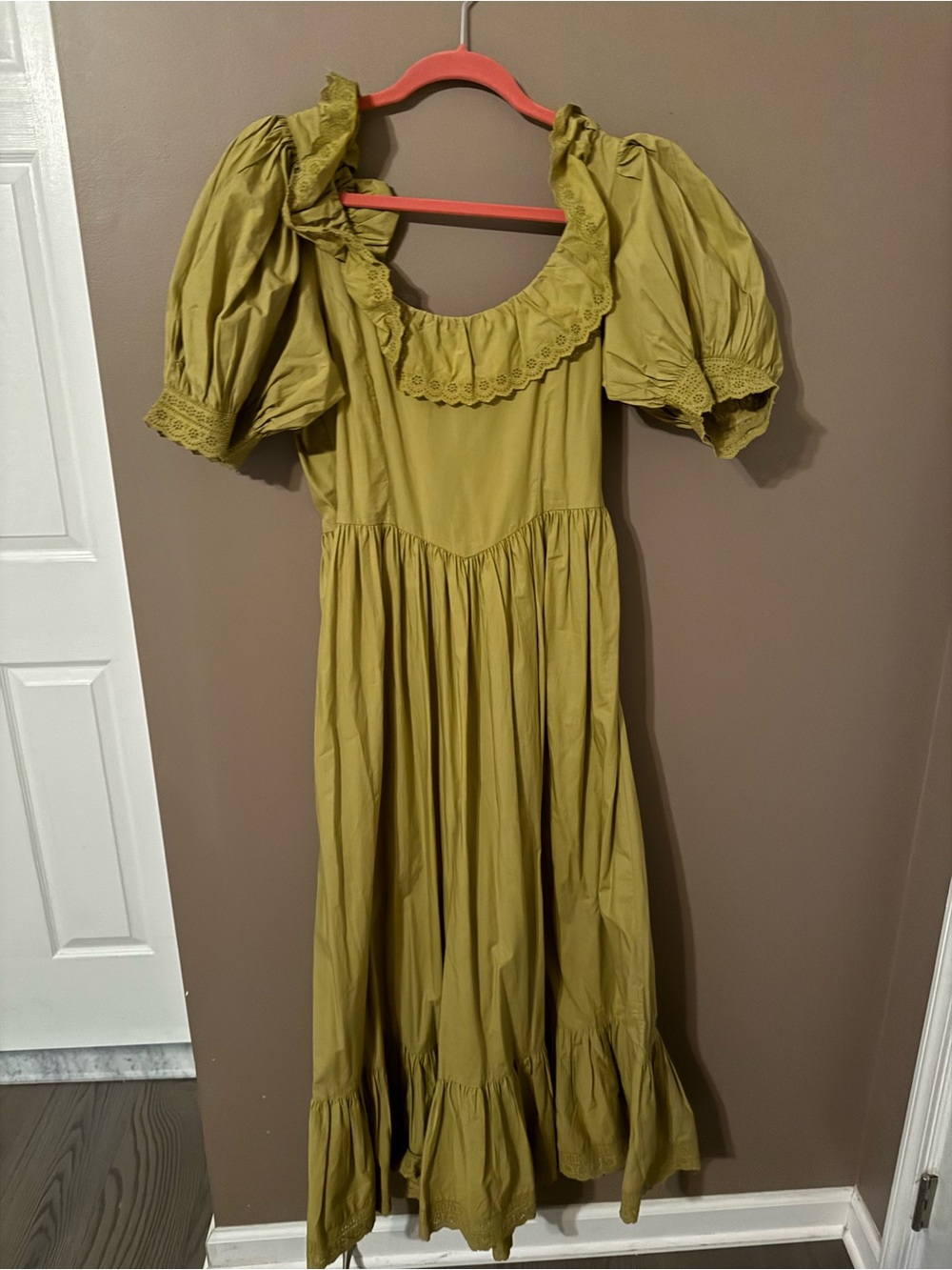 Doen lupine dress size medium green